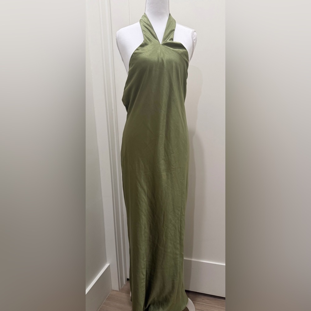 Nordstrom Petal and Pup Olive Dress